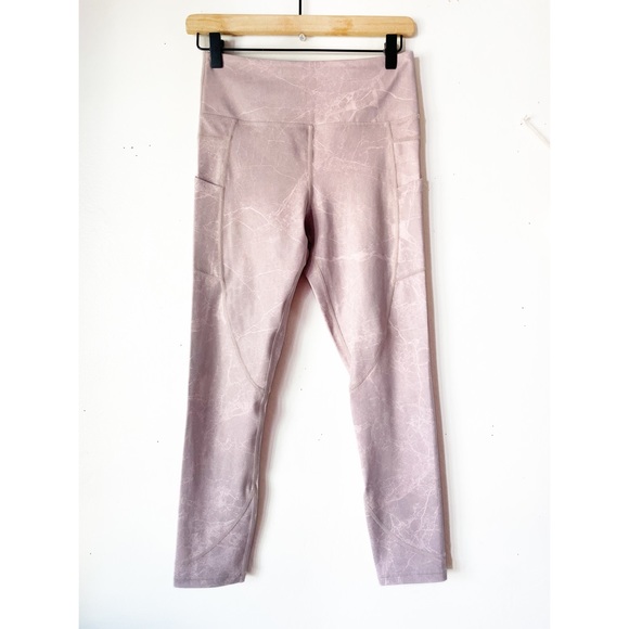 Zyia Pink Digital Granite Pocket Light n Tight Hi-Rise 7/8 24" women’s Size 6-8 - Picture 2 of 9